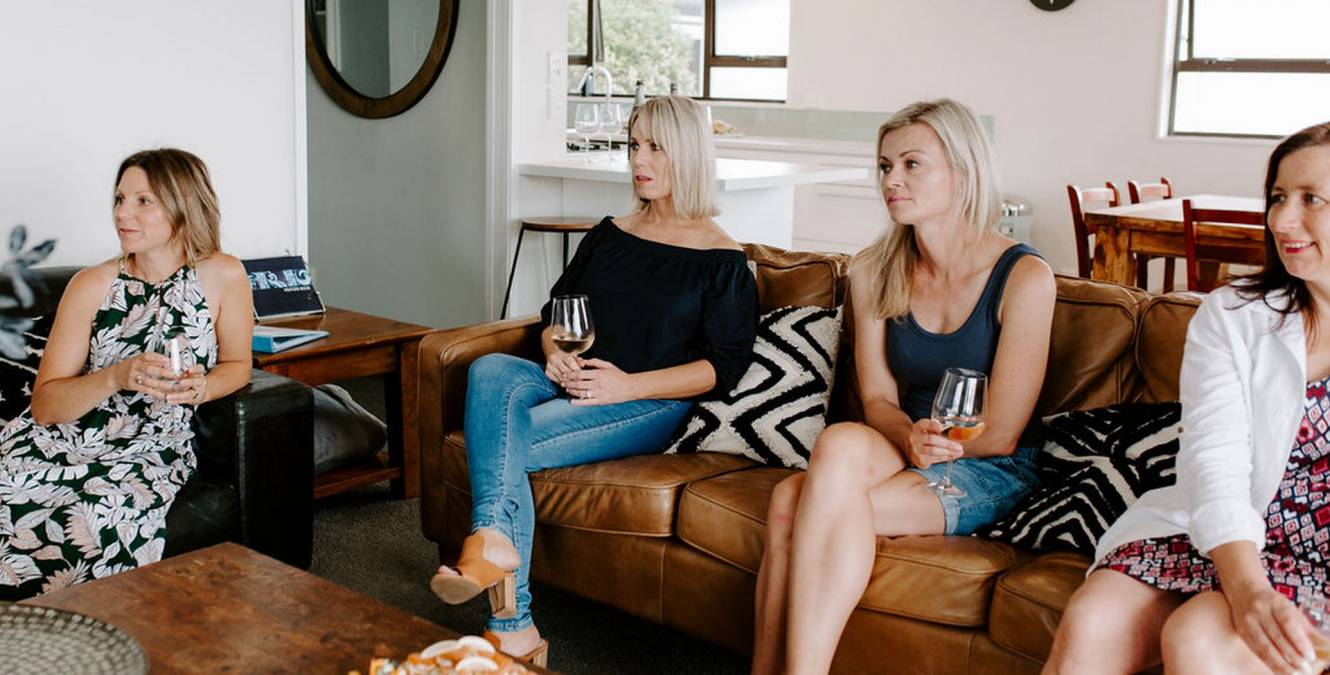 Girl's weekend in Kapiti Big Bach luxury accommodation