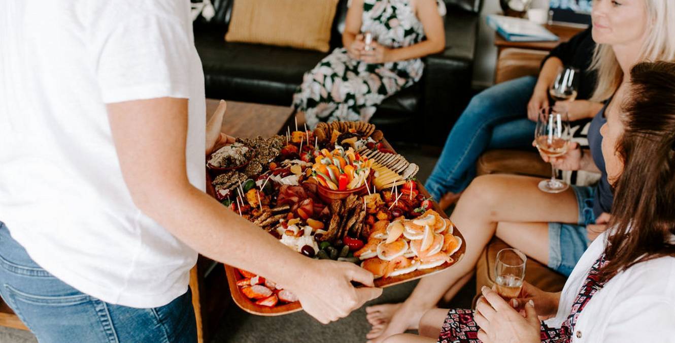 Catered platters, girl's weekend retreat Wellington